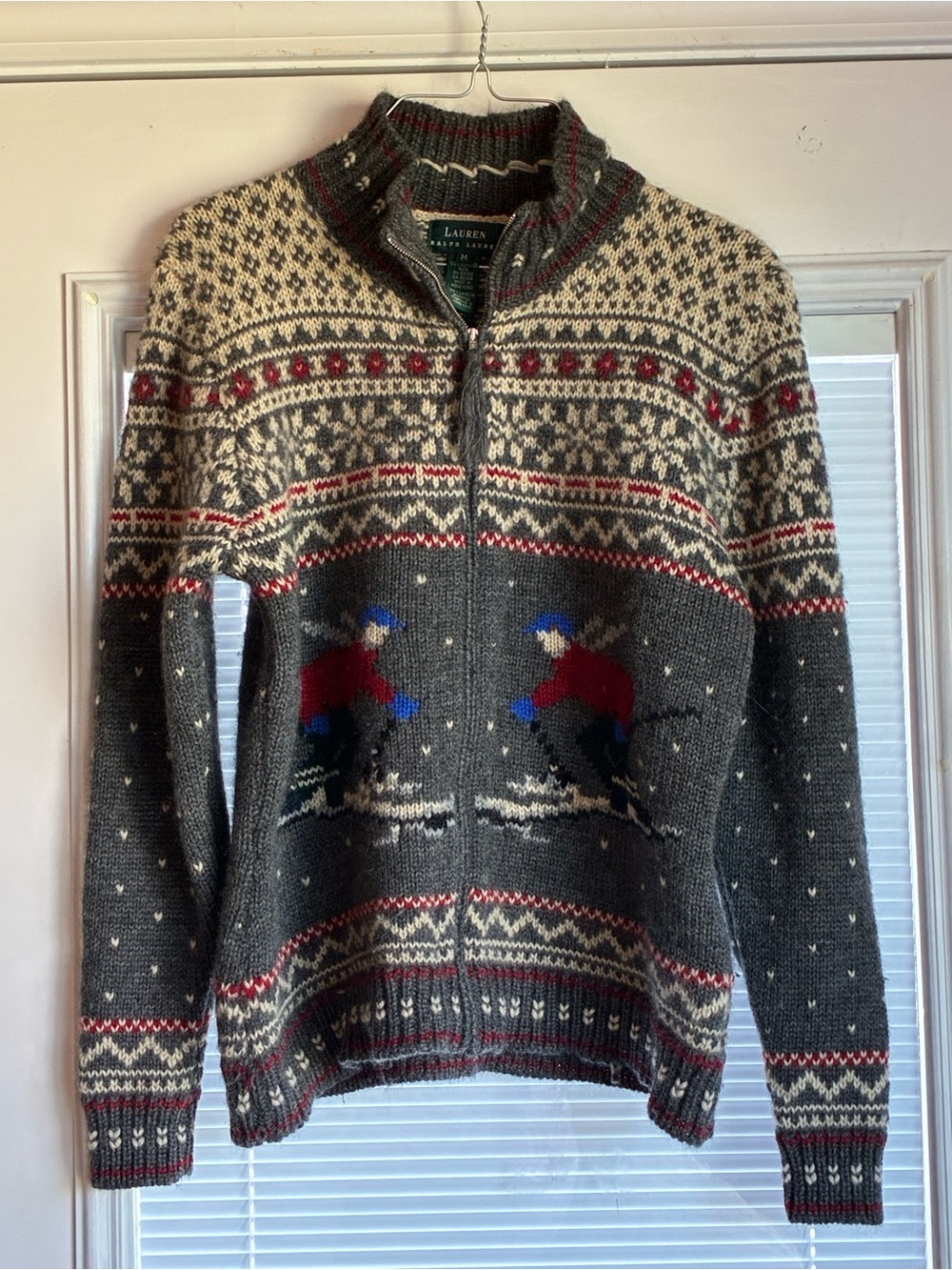 Women’s VINTAGE LAUREN RALPH LAUREN 1/4 Zip Sweater Medium